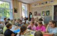 Директор Детской художественной школы Степанова Вера Михайловна провела мастер-класс для ребят школьного лагеря школы №3 
